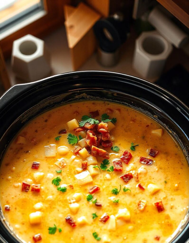 Crock Pot Crack Potato Soup